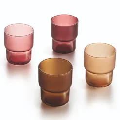 Luminarc 12 verres 27 cl en verre teinté Moka Delice> Tasses|Verres À Eau