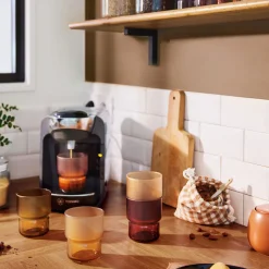 Luminarc 12 verres 27 cl en verre teinté Moka Delice> Tasses|Verres À Eau