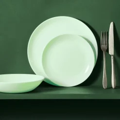 Luminarc Assiette à dessert 19 cm Diwali Paradise Green><noscript><img width=