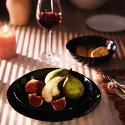Luminarc Assiette à dessert noire 18 cm Apy> Assiettes À Dessert