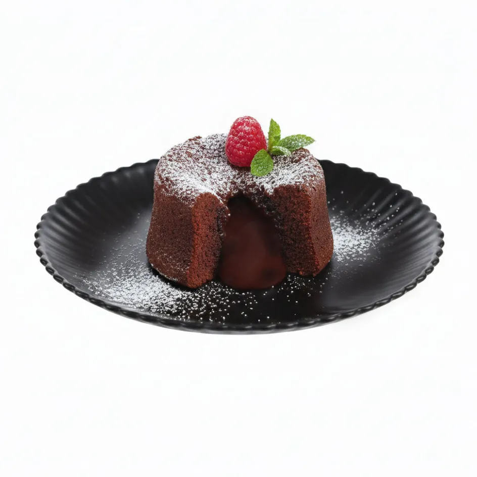 Luminarc Assiette à dessert noire 19 cm Bloom> Assiettes À Dessert