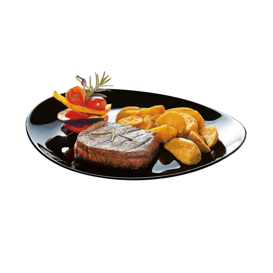 Luminarc Assiette à steak noire 30 cm Friend's Time> Assiettes Plates