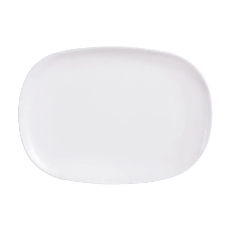 Luminarc Assiette blanche 34,2 x 24,1 cm Sweet Line> Assiettes Plates