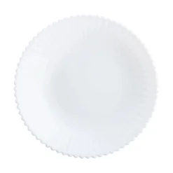 Luminarc Assiette creuse blanche 20 cm Bloom> Assiettes Creuses