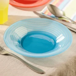 Luminarc Assiette creuse bleue 21,5 cm Factory> Assiettes Creuses