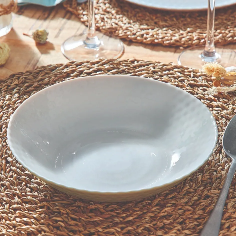 Luminarc Assiette creuse grise 20 cm Pampille> Assiettes Creuses