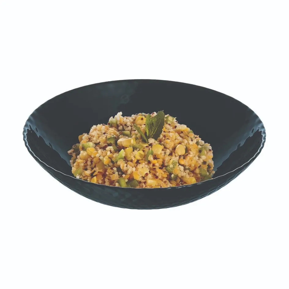 Luminarc Assiette creuse noire 20 cm Pampille> Assiettes Creuses