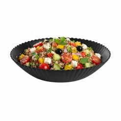 Luminarc Assiette creuse noire 20 cm Bloom> Assiettes Creuses