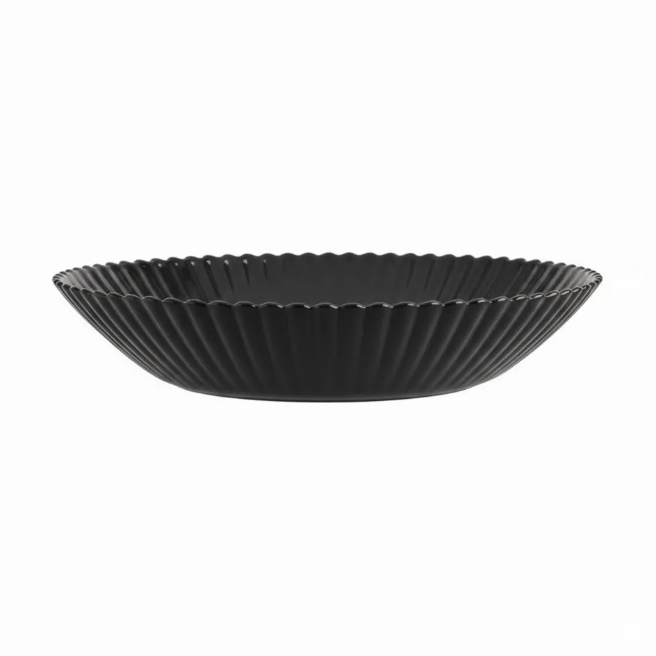 Luminarc Assiette creuse noire 20 cm Bloom> Assiettes Creuses