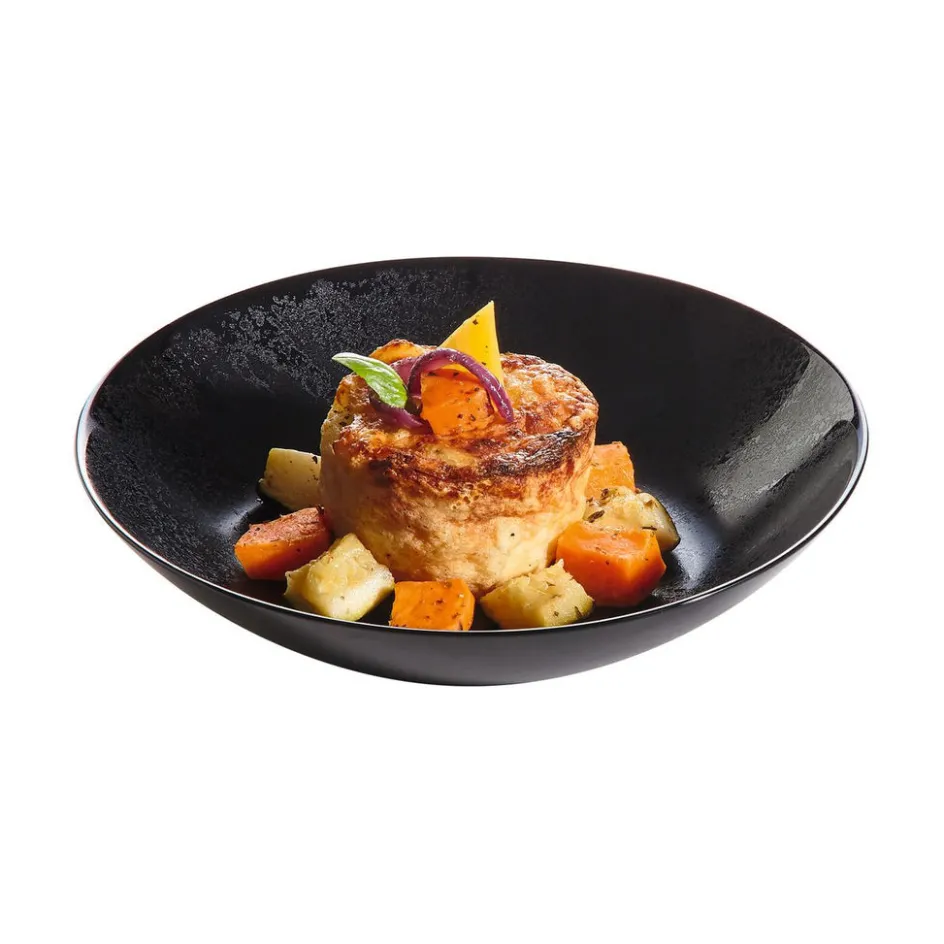 Luminarc Assiette creuse noire 20 cm Diana> Assiettes Creuses