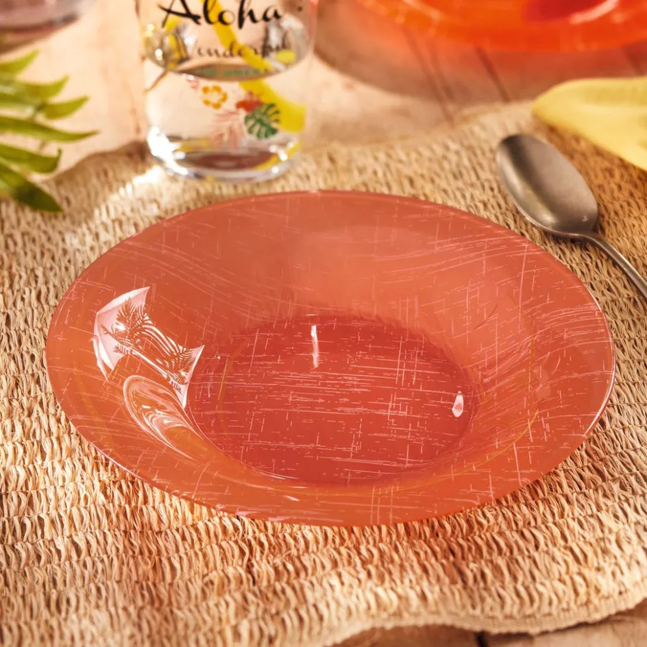 Luminarc Assiette creuse orange 21,5 cm Poppy> Assiettes Creuses