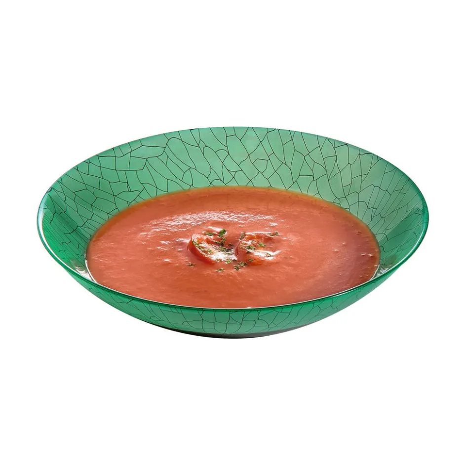 Luminarc Assiette creuse verte 20 cm Mindy Green> Assiettes Creuses