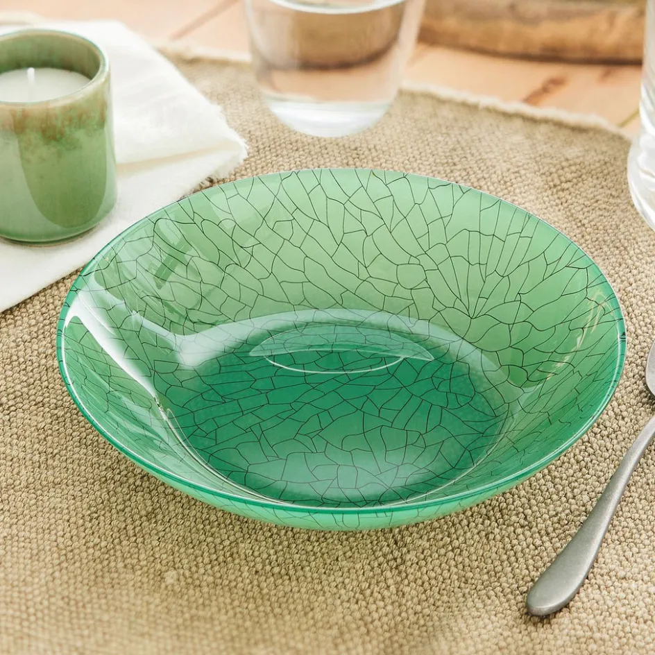 Luminarc Assiette creuse verte 20 cm Mindy Green> Assiettes Creuses