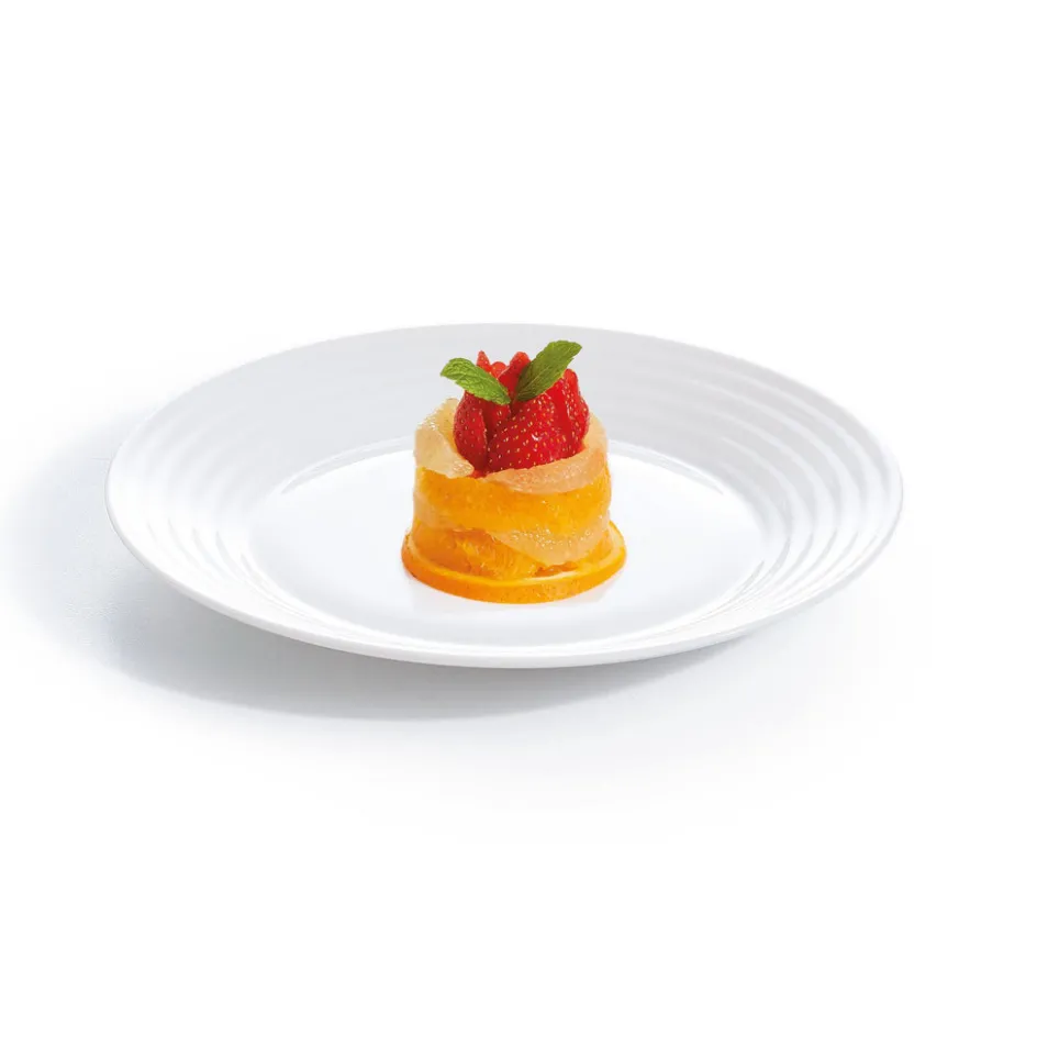 Luminarc Assiette dessert blanche 19 cm Harena> Assiettes À Dessert