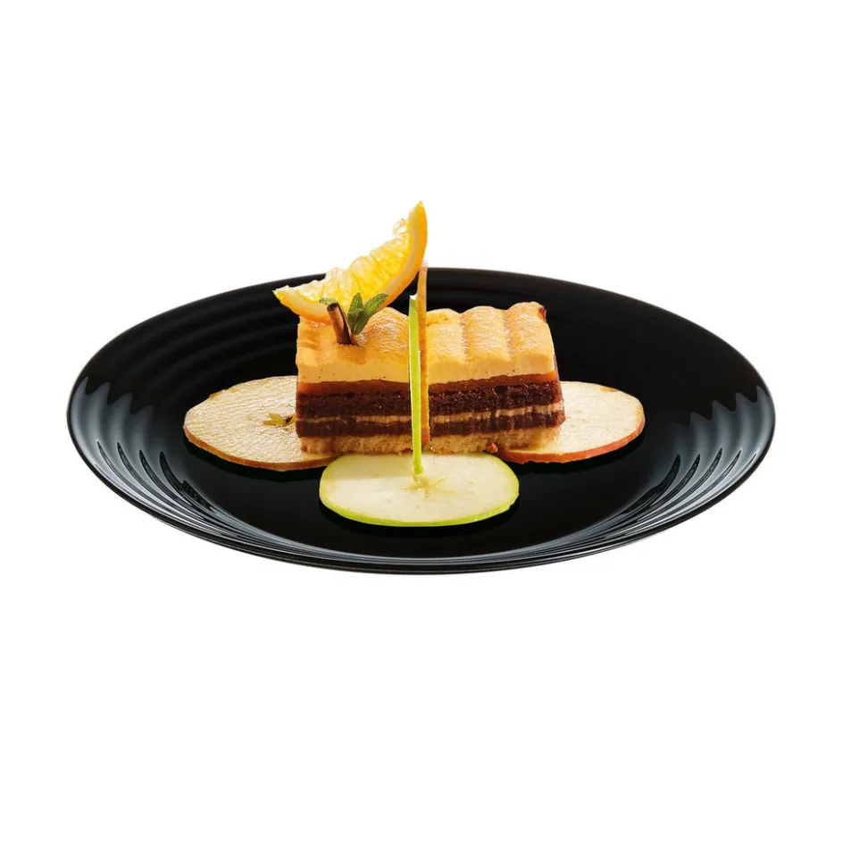 Luminarc Assiette dessert noire 19 cm Harena> Assiettes À Dessert