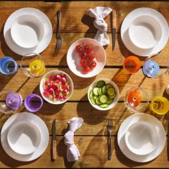 Luminarc Assiette plate blanche 25 cm Bloom><noscript><img width=
