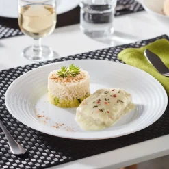 Luminarc Assiette plate blanche 25 cm Harena> Assiettes Plates