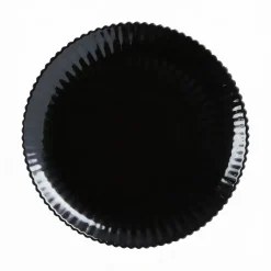 Luminarc Assiette plate noire 25 cm Bloom> Assiettes Plates