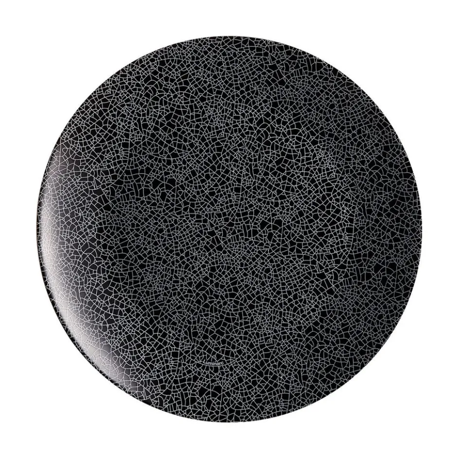 Luminarc Assiette plate noire 25 cm Zoe> Assiettes Plates