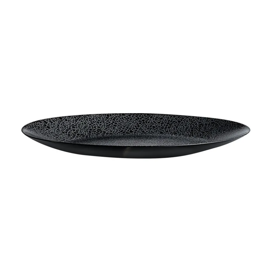 Luminarc Assiette plate noire 25 cm Zoe> Assiettes Plates