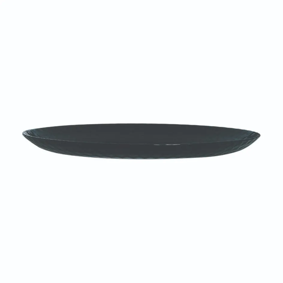Luminarc Assiette plate noire 25 cm Pampille> Assiettes Plates