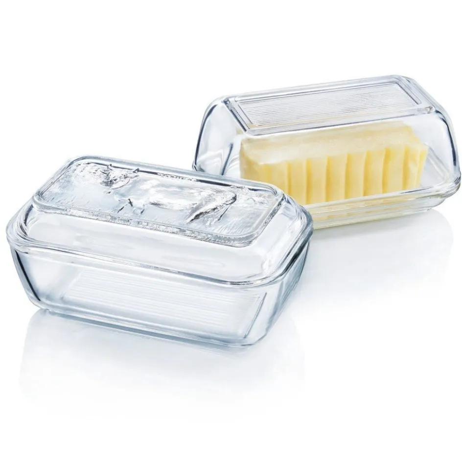 Luminarc Beurrier vache 17 x 10,5 cm Hervé, Le Verre Français> Accesoires Et Ustensiles De Cuisine