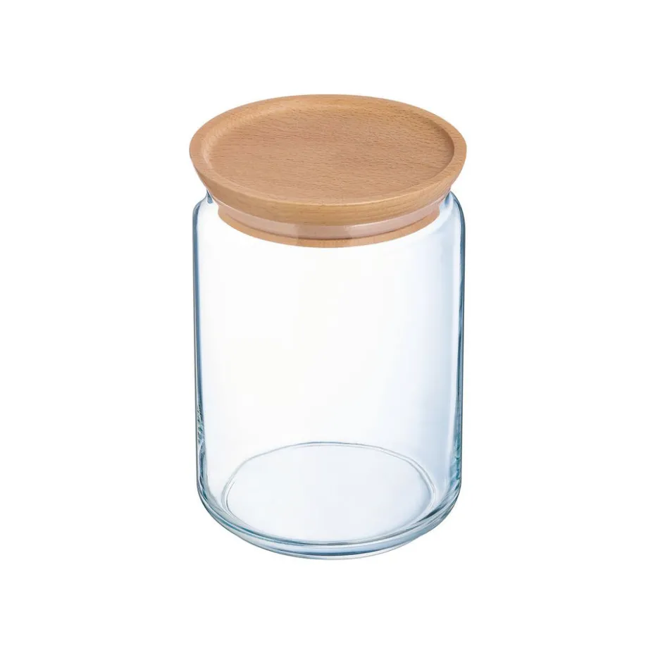 Luminarc Bocal 100 cl Pure Jar Wood> Bocaux & Pots