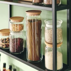 Luminarc Bocal à spaghetti 200 cl Pure Jar Wood> Bocaux & Pots