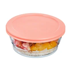 Luminarc Coupelle 110 cl Eat & Joy avec couvercle orange> Boîtes De Conservation