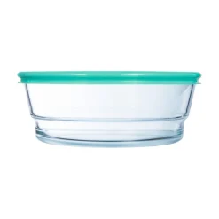 Luminarc Coupelle 135 cl Eat & Joy avec couvercle turquoise> Boîtes De Conservation
