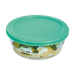 Luminarc Coupelle 135 cl Eat & Joy avec couvercle turquoise> Boîtes De Conservation