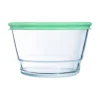 Luminarc Coupelle 80 cl Eat & Joy avec couvercle vert> Boîtes De Conservation