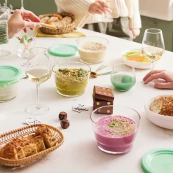 Luminarc Coupelle 80 cl Eat & Joy avec couvercle vert><noscript><img width=