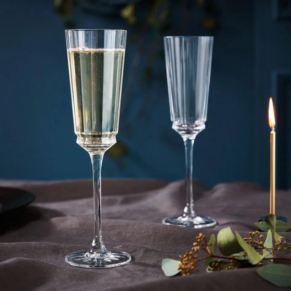 Cristal d'Arques Flûte 17 cl Macassar> Flûtes À Champagne