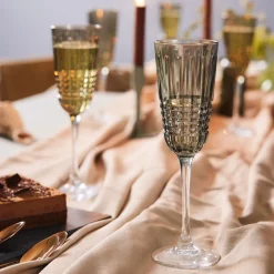Cristal d'Arques Flûte 17 cl Rendez-Vous Brume Marron><noscript><img width=