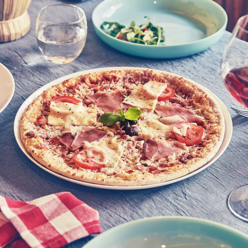 Luminarc Lot de 6 assiettes à pizza Friend's Time blanche> Assiettes Plates