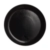 Luminarc Lot de 6 assiettes plates Diana Noire 25cm> Assiettes Plates
