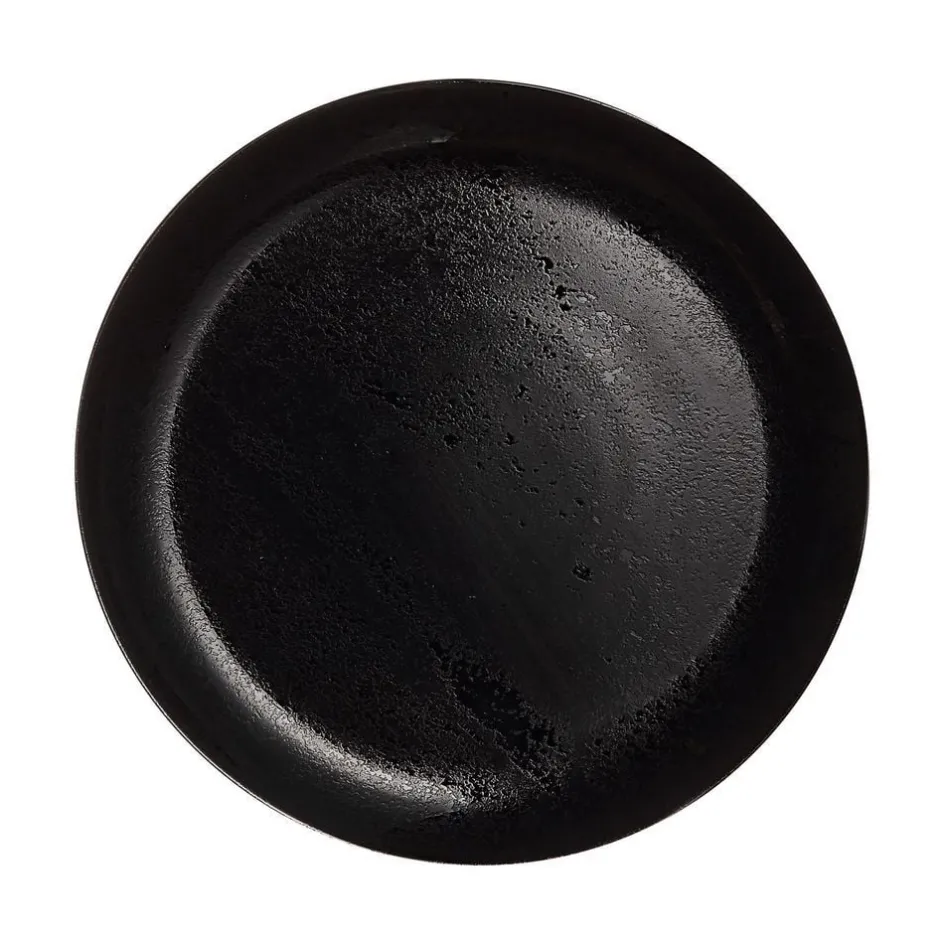 Luminarc Lot de 6 assiettes plates Diana Noire 25cm> Assiettes Plates