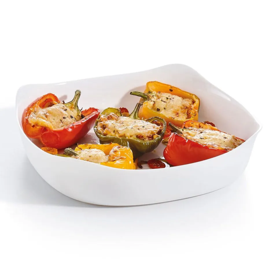 Luminarc Lot de 3 plats à four carrés Smart Cuisine Carine 250°C> Plats À Four
