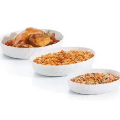 Luminarc Lot de 3 plats à four ovales Smart Cuisine Trianon 250°C> Plats À Four