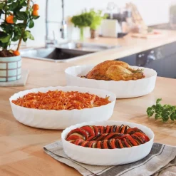 Luminarc Lot de 3 plats à four ovales Smart Cuisine Trianon 250°C> Plats À Four
