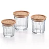 Luminarc Lot de 3 pots à épices Storing Box Cork - 42 + 32 + 18 cl> Bocaux & Pots