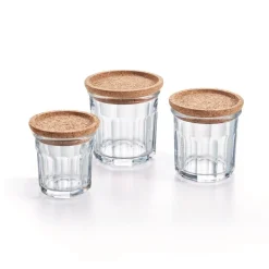 Luminarc Lot de 3 pots à épices Storing Box Cork - 42 + 32 + 18 cl><noscript><img width=