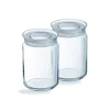 Luminarc Lot de 2 pots de conservation Pure Jar Glass 1L> Bocaux & Pots