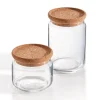 Luminarc Lot de deux pots de conservation Pure Jar Cork - 1L + 0,5L> Bocaux & Pots