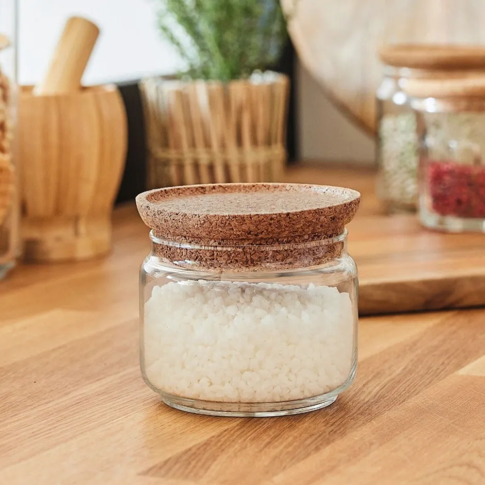 Luminarc Lot de deux pots de conservation Pure Jar Cork - 1L + 0,5L> Bocaux & Pots