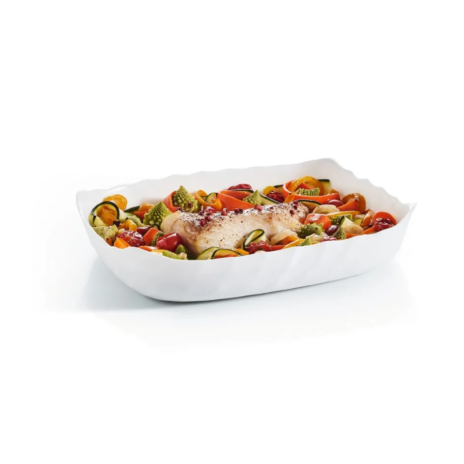Luminarc Plat de cuisson blanc 29 x 23 cm Smart Cuisine Trianon> Plats À Four
