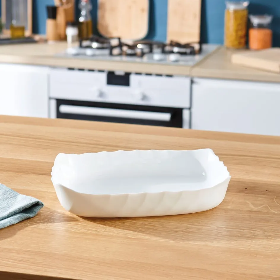 Luminarc Plat de cuisson blanc 29 x 23 cm Smart Cuisine Trianon> Plats À Four