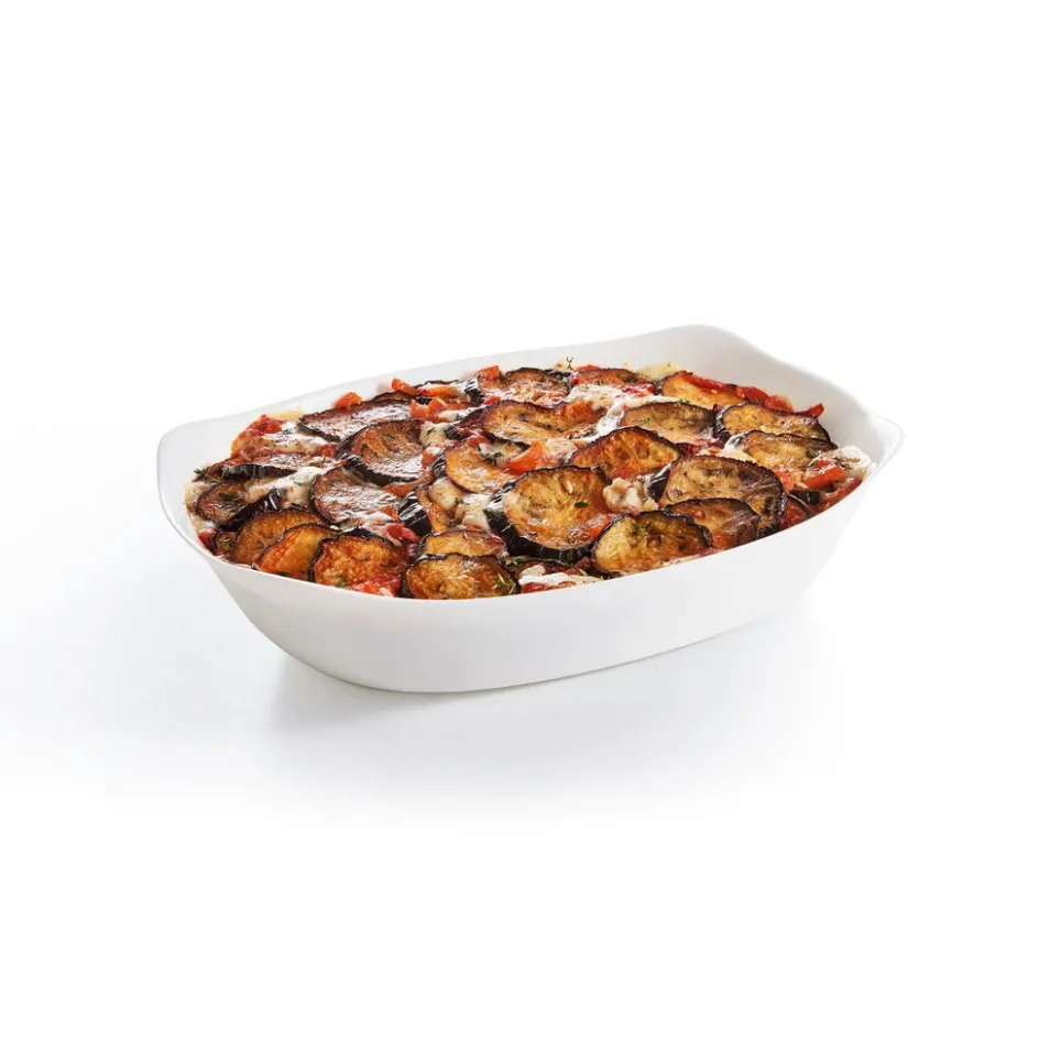 Luminarc Plat de cuisson blanc 38 x 28 cm Smart Cuisine Carine> Plats À Four