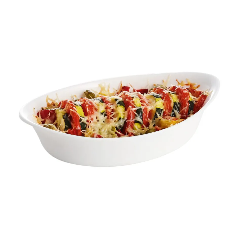 Luminarc Plat de cuisson blanc 21 x 13,5 cm Smart Cuisine Carine> Plats À Four